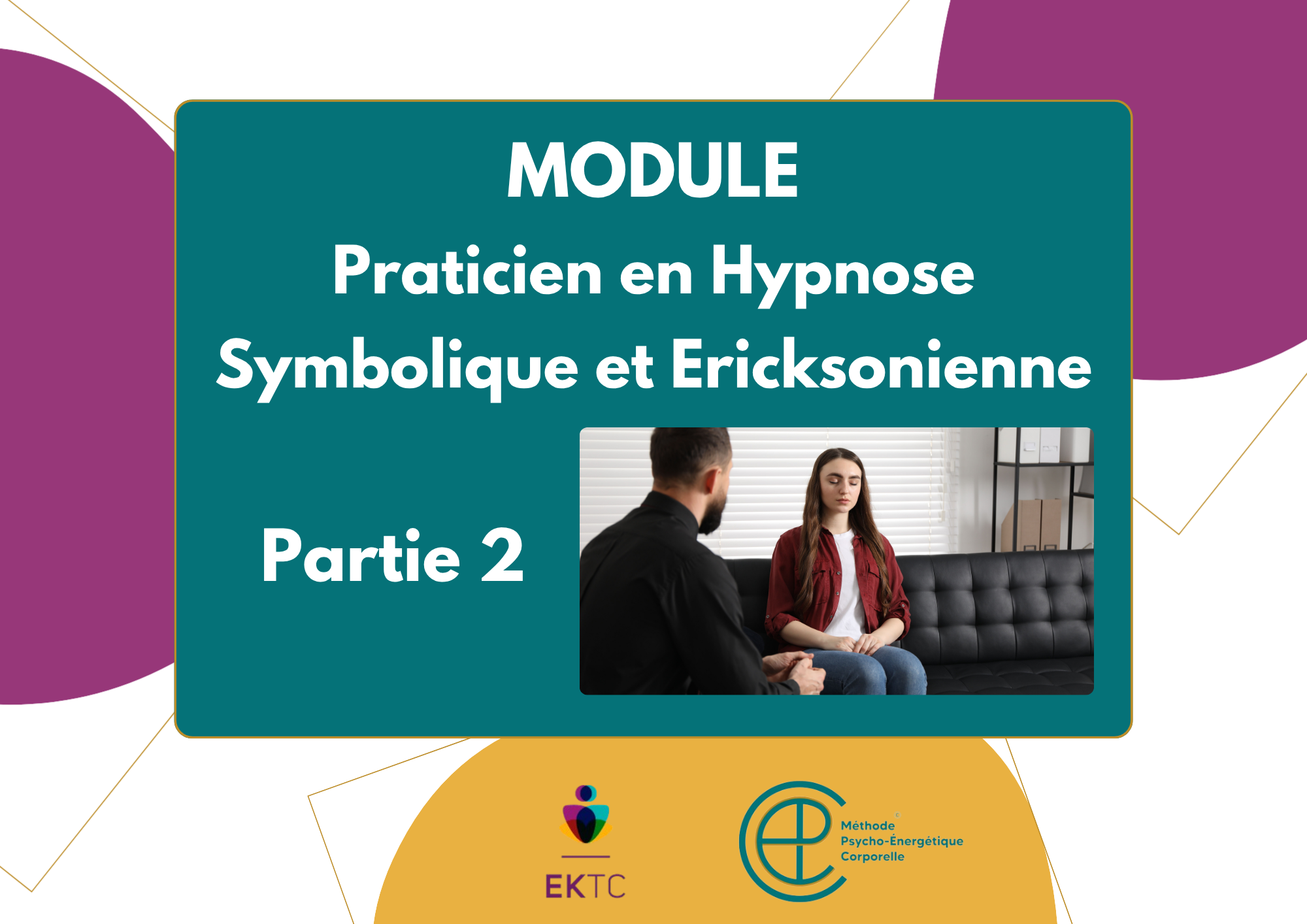 Praticien en Hypnose Symbolique et Ericksonienne – Partie 2 – Tarif 470€
