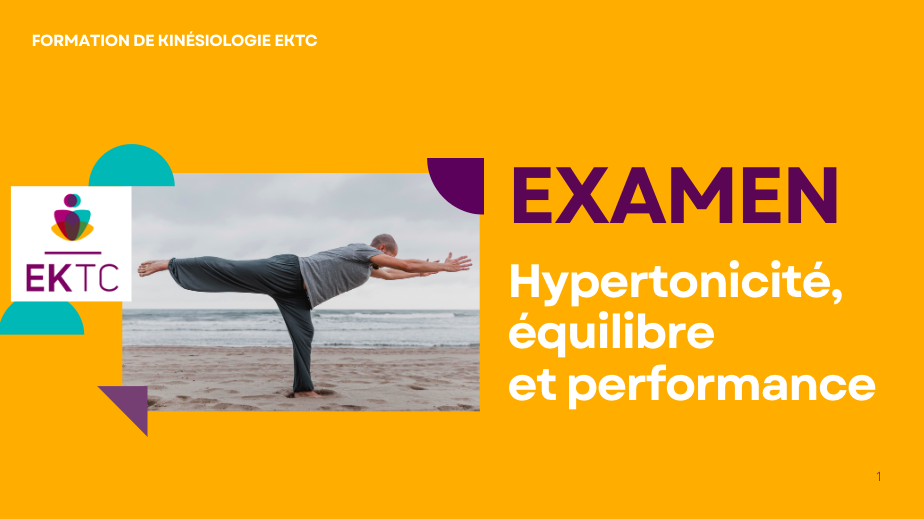 Examen Hypertonicité, Equilibre et Performance