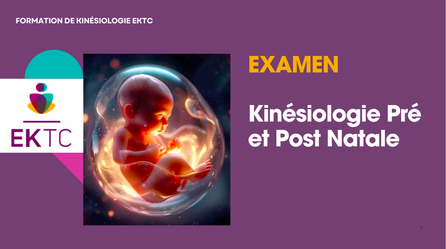 Examen Kinésiologie Pré et Post Natale
